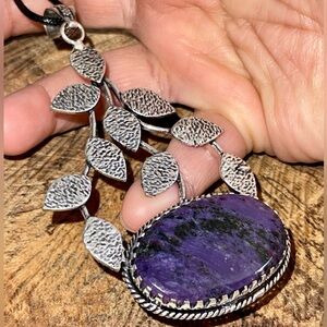 4” Charoite Pendant known as “The Transformation Stone”